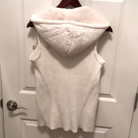 Artisan NY Faux Fur Shearling Sweater Vest Size Small - Picture 5 of 9